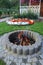 Barbecue, a place in the garden for rest, relaxation, grilling, bonfire