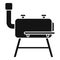 Barbecue smokehouse icon simple vector. Bbq grill