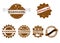 Barbecue stamp set