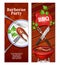 Barbecue Vertical Banners