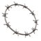 Barbed wire circle