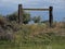 Barbed Wire Fence in Field