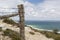 Barbed Wire Fence with Sky Background, Cape Jervis, SA