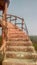 Barbed wire fencing at a Watch Tower in Taj Nature Walk