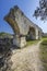 Barbegal aqueduct (Aqueduc Romain de Barbegal) near Arles, Fontvieille, Provence, France