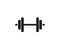 Barbel, Dumbbell Gym Icon Logo template