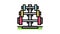 barbell rack color icon animation