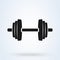 Barbell Simple vector modern icon design illustration