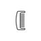 Barber Comb outline icon