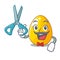 Barber golden egg cartoon for greeting card