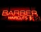 Barber - haircuts neon sign