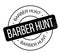 Barber Hunt rubber stamp