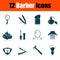 Barber Icon Set