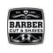 Barber Shop Hair Salon Hair Stylist Vintage  logo Luxury Pomade Retro Royal Vector