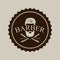 Barber shop symbol. Modern design icon. Vector