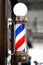 Barber shop vintage pole retro