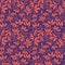 Barberry seamless pattern. silhouette of berry or plants