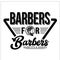 Barbers for Barbers Simple Logo Vector Ilustration