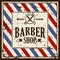 Barbershop Barber Shop Sign Signage vector