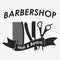 Barbershop logo. Hairdresser