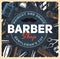 Barbershop razors, blade, shaver and scissors