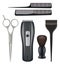 Barbershop realistic. Barber tools hairdresser beauty fashion salon tools comb scissors blade vector illustrations