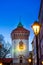 Barbican fortress in a historical part of Krakow.