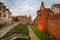 The barbican of Warsaw, ancient city walls