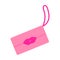 Barbie Baby girl, princess. Cute pink bag with lips