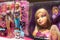 Barbie doll in toy store