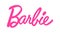 Barbie logo on white background, vector illustration. Barbie is a fashion doll created by American businesswoman Ruth