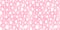 Barbie pink seamless hand drawn kidult polka dot doodle fabric pattern