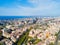 Barcelona aerial panoramic view, Spain