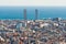 Barcelona aerial view