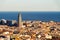 Barcelona aerial view, Barcelona, Spain