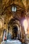 Barcelona, Catalonia, Europe, Spain, September 22, 2019. Awesome interior of the Cathedral of the Holy Cross and Saint Eulalia