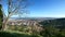 Barcelona City Panoramic View from Tibidabo