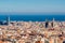 Barcelona cityscape overlook