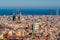 Barcelona cityscape overlook