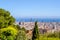 Barcelona cityscape overlook