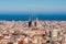 Barcelona cityscape overlook