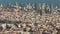 Barcelona downtown top view.Time Lapse