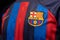 Barcelona  Football Crest on the New Jersey