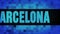 BARCELONA Front Text Scrolling LED Wall Pannel Display Sign Board