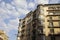 BARCELONA - JULY 29, 2016: Modernist building on a corner in the Gothic Quarter