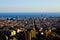 Barcelona landscape fom viewpoint