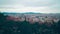 Barcelona national royal palace city panorama 4k time lapse