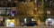 Barcelona night light city traffic street 4k spain