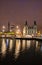 Barcelona At Night From Port Vell