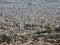 Barcelona panorama from Tibidabo mountain